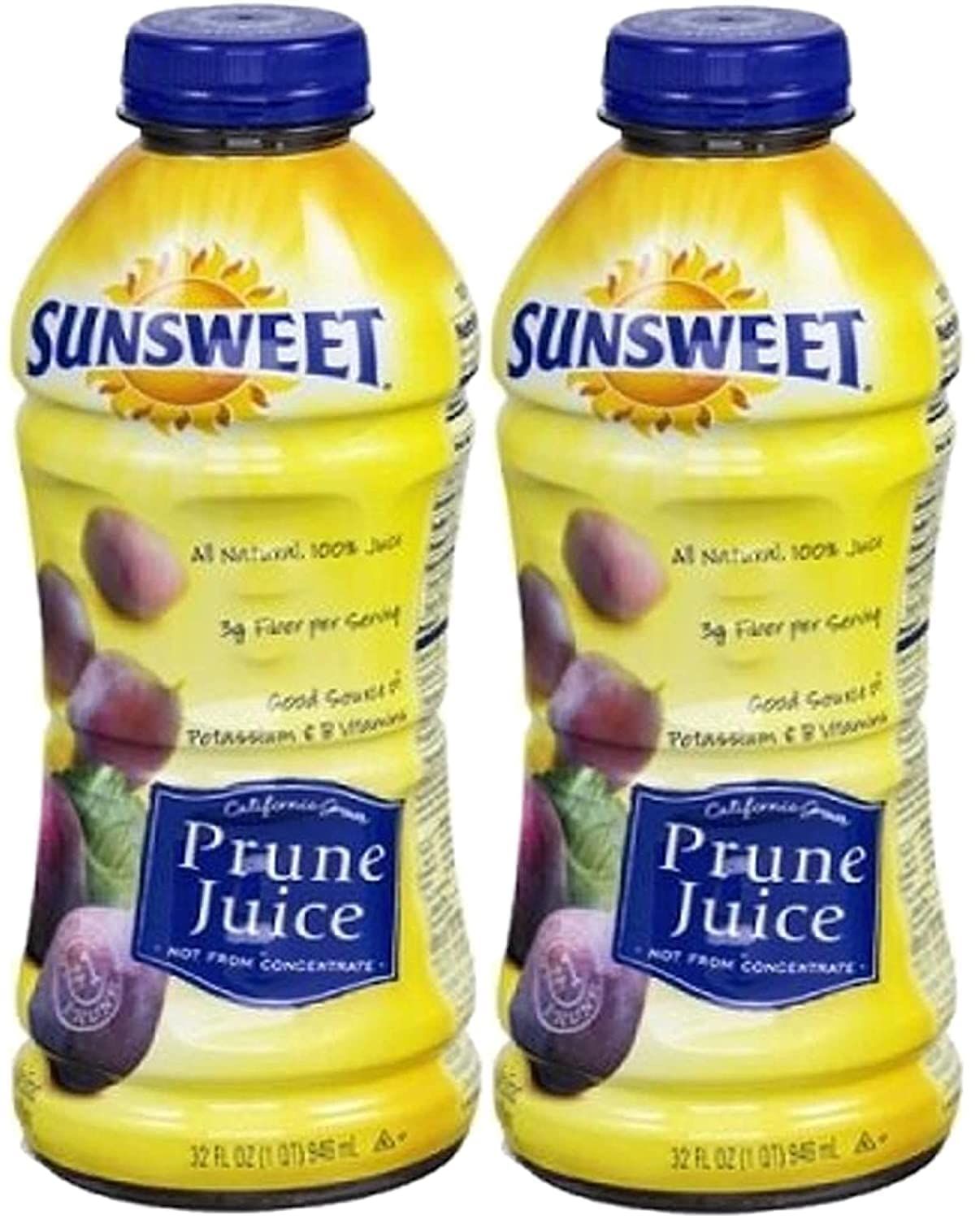 Sunsweet Prune Juice 32 ounce Pack of 2