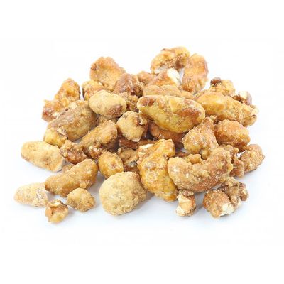 Oregon Farm Fresh Snacks Butter Toffee Cashews - 22oz Butter Toffee Coated Cashew Nuts - Delicious and Sweet Nut Snacks - Crunchy Cashew Nut Snack Packs for School, Office, Road Trips