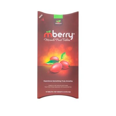 mberry Miracle Berry Tablets, Miracle Fruit Snacks, 10 Count, .12 Ounce, Pack of 1
