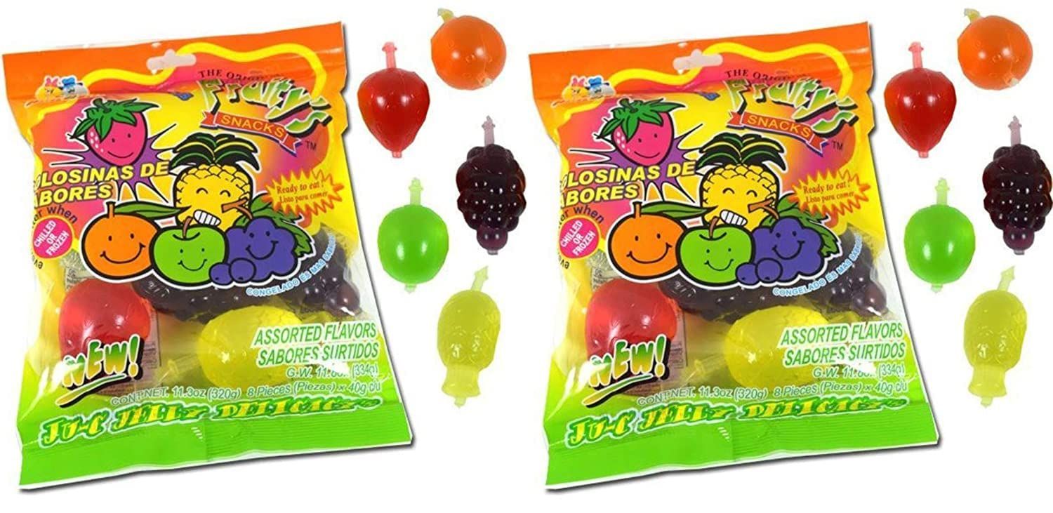 Din Don Fruity&#39;s JU-C Jelly Fruit Snacks Pack of 2