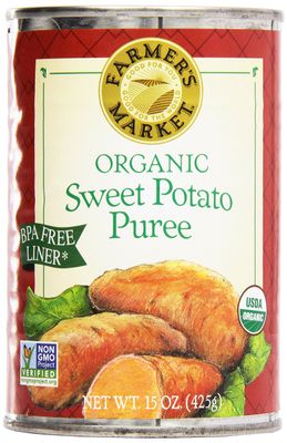 Farmer&#39;s Market Organic Sweet Potato Puree, 15 oz