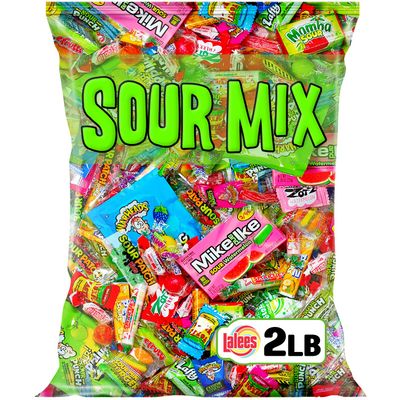 Bulk Sour Candy  Sour Candy Variety Pack  2 Pounds  Extreme Sour Bulk Candies Mix  Individually Wrapped Candy Pinata  Assorted Candy for Goodie Bags  Sour Candy Party Favors for Kids