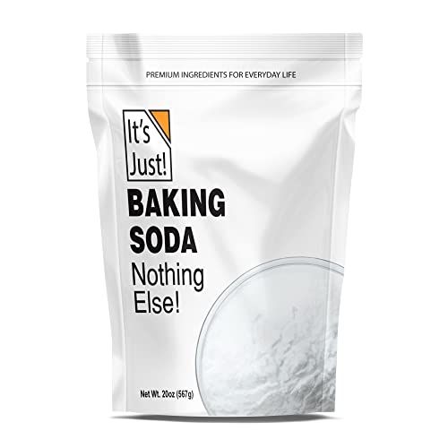 It&#39;s Just - Baking Soda, 100% Pure Sodium Bicarbonate, Food Grade, Non-GMO, Made in USA, Cooking, Baking, Aluminum Free (1.25 Pound)