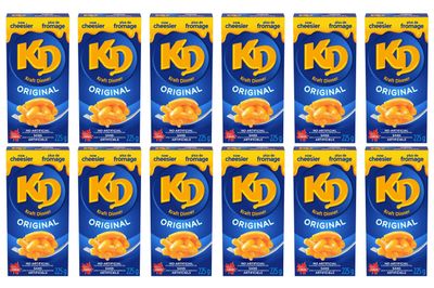 Kraft Dinner, Original Macaroni &amp; Cheese 225g/7.6oz, 12ct, Imported from Canada}