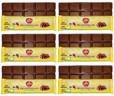 Freia Norwegian Milk Chocolate Bars, 60g, 6-Pack, Individually Wrapped, Rich, Decadent, Melt-in-Your-Mouth