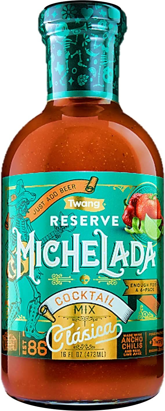 Twang Reserve Michelada, Classica Mix, 16 Ounce Glass Bottle (Single)