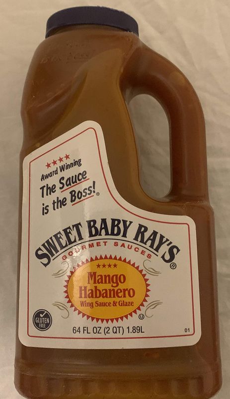 Sweet Baby Ray&#39;s Gourmet Sauces Mango Habanero Wing Sauce, 64 oz
