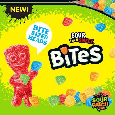 SOUR PATCH KIDS Bites Soft &amp; Chewy Candy, 12 oz