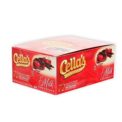 Cella&#39;s Milk Chocolate Covered Cherries, 72-Count Box