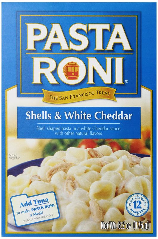 Pasta Roni Shells &amp; White Cheddar Mix 6.2 Fl Oz (Pack of 12)