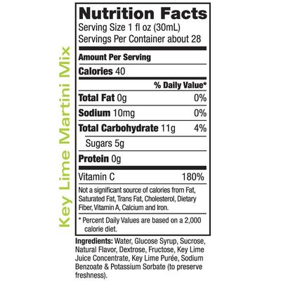 Amoretti Premium Martini Cocktail Mix, Key Lime, 28 Ounce