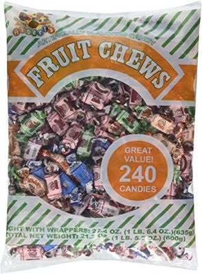 Albert&#39;s Chews Fruit Assorted Bag, 240 Piece, 21.2 Ounce
