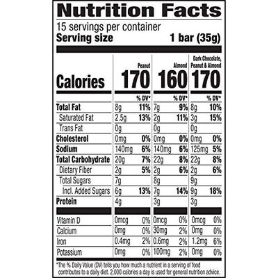 Nature Valley Granola Bars, Sweet and Salty Nut, Variety Pack, 15 Bars, 18 OZ