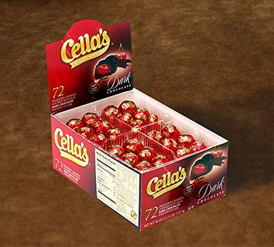Cella's Milk Chocolate Covered Cherries, 72-Count Box