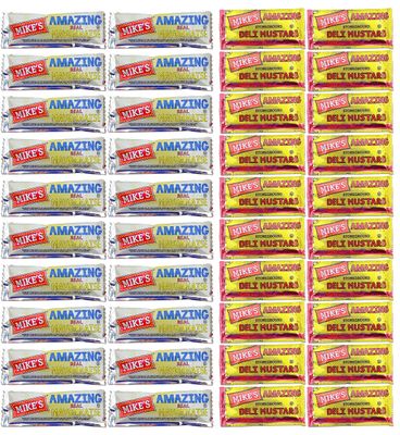 Crait Mike&#39;s Amazing Mayonnaise and Mike&#39;s Amazing Deli Mustard Packets 20 Each, 40 Pack Total Mayonnaise Packets, Mustard Packets, Condiment Packets Bulk, Individually Wrapped Condiments