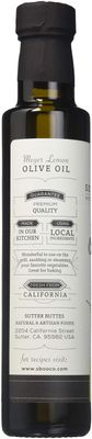 Sutter Buttes Extra Virgin Olive Oil - Meyer Lemon Infused (250 ml bottle) Handcrafted, Artisan Gourmet EVOO Cold Pressed and Flavored w/Premium Fresh Lemon Juice, Unfiltered, Unrefined Olive Oil
