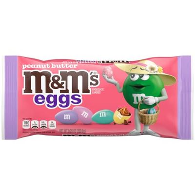 M&amp;M&#39;S Peanut Butter Chocolate Eggs, 9.2 oz Bag