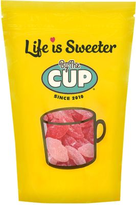 By The Cup Sour Pucker-up Gummy Lips, 1 Lb Bag