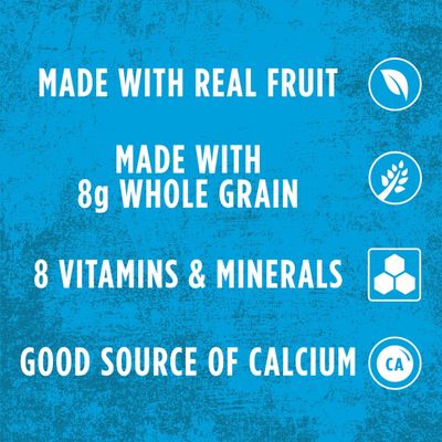 Nutri-Grain Bites Mini Breakfast Bars, Made with Whole Grains, Kids Lunch Snacks, Strawberry (5 Boxes, 25 Pouches)