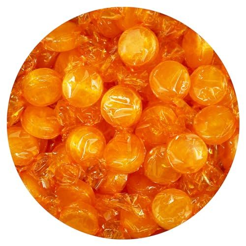 Butterscotch Hard Candy - 1lb Bulk Bag (Approx. 75 pcs) - Individually Wrapped Butterscotch Candy Discs - The Hampton Popcorn &amp; Candy Company