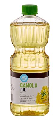 Amazon Brand - Happy Belly Canola Oil, 48 fl oz (Pack of 1)