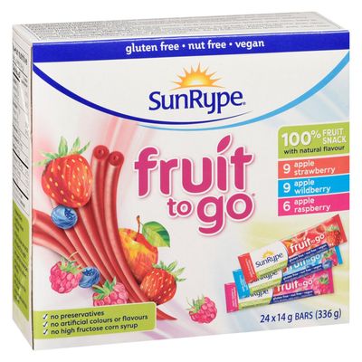 SunRype FruitSource SunRype Fruit to GoFruit Snack Variety Pack, 336g12oz, {Imported from Canada}