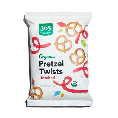 365 by Whole Foods Market, Organic Unsalted Mini Pretzel Twists, 8 Ounce