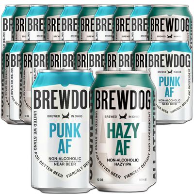 BrewDog 24 IPA Mixed Pack, Non-Alcoholic Pack | IncludesHazy, &amp; Punk | 12oz Cans