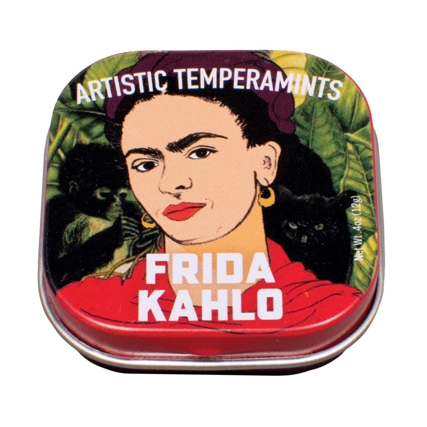 The Unemployed Philosophers Guild Frida Kahlo Artistic Temperamints Breath Mints, 1 Tin, Net Wt .4oz (12g)