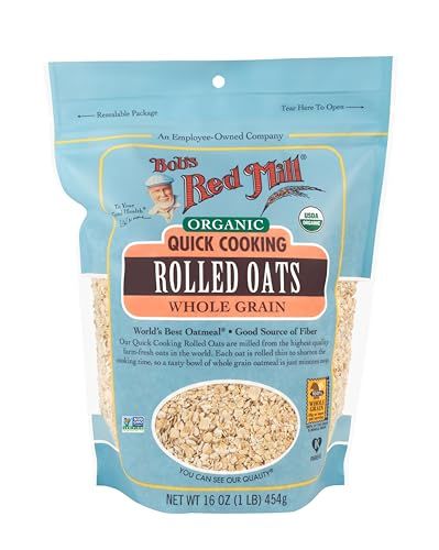 Bob&#39;s Red Mill Organic Quick Cooking Rolled Oats, 16 Oz