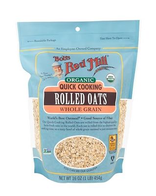 Bob&#39;s Red Mill Organic Quick Cooking Rolled Oats, 16 Oz