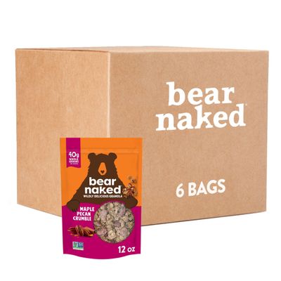 Bear Naked, Granola, Maple Pecan, Non-GMO Project Verified and Kosher Dairy, 4.5lb Case (6 Count)