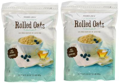 Trader Joe&#39;s Whole Grain, Gluten Free Rolled Oats - Two 32 oz. Bags
