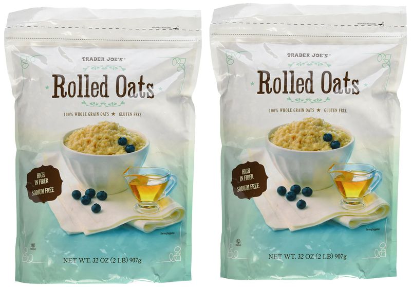 Trader Joe&#39;s Whole Grain, Gluten Free Rolled Oats - Two 32 oz. Bags