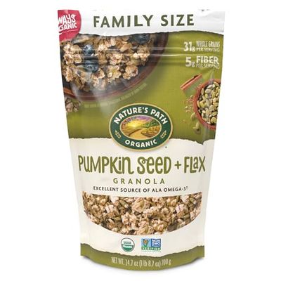 Nature&#39;s Path Organic Pumpkin Seed + Flax Granola, 24.7 oz (Pack of 1), Non-GMO