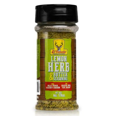 El Venado Lemon Herb &amp; Butter Seasoning 6oz - Elevate Your Dishes with Zesty Citrus Flavor | Ideal for Fish, Pasta, Poultry, Pork, Beef, Breads, and More! - (Pack of 1)