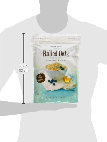 Trader Joe's Whole Grain, Gluten Free Rolled Oats - Two 32 oz. Bags
