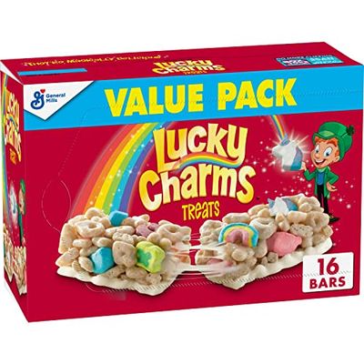 Lucky Charms Marshmallow Value Pack St. Patrick&#39;s Day Cereal Treat Bars