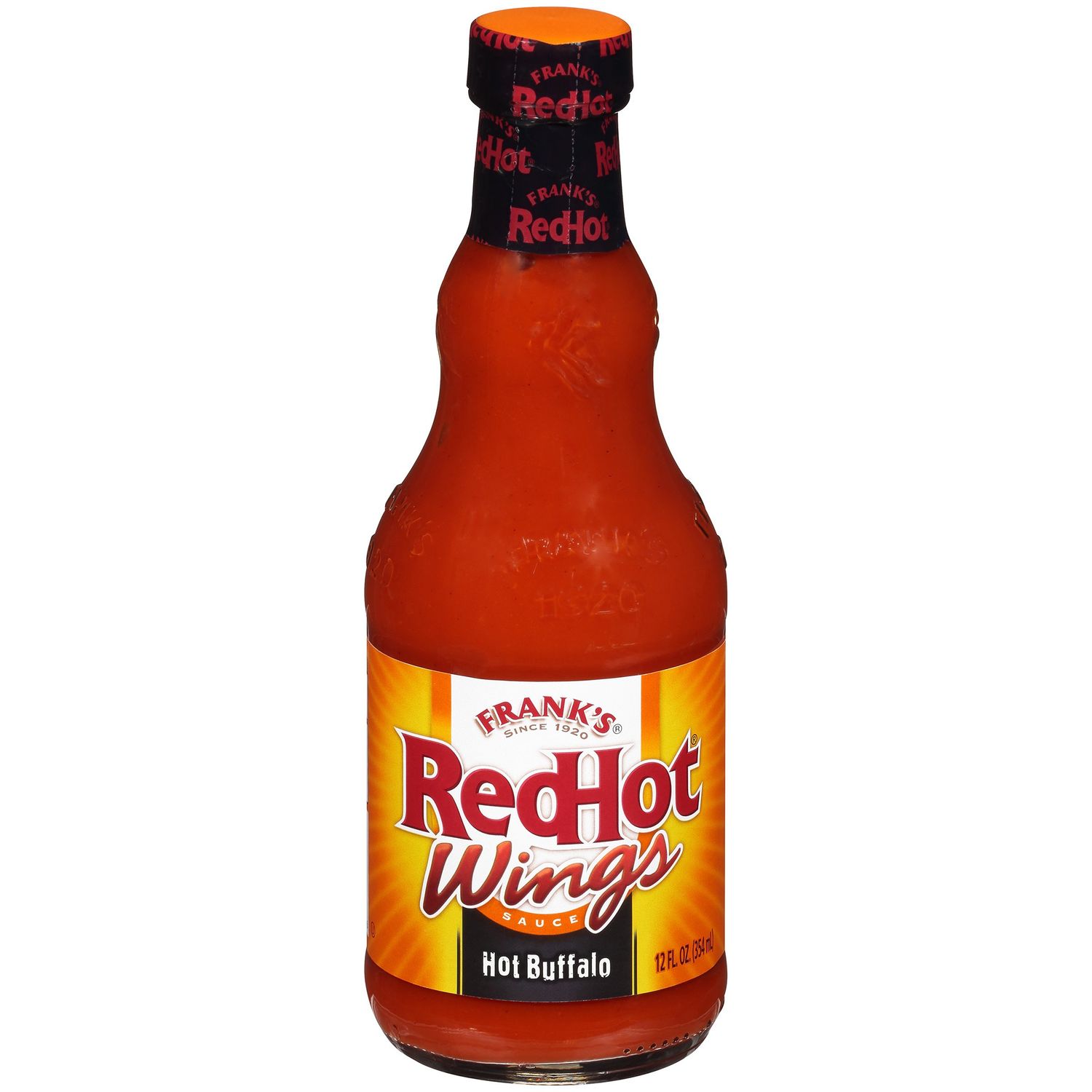 Frank&#39;s RedHot Hot Buffalo Wings Hot Sauce, 12 fl oz