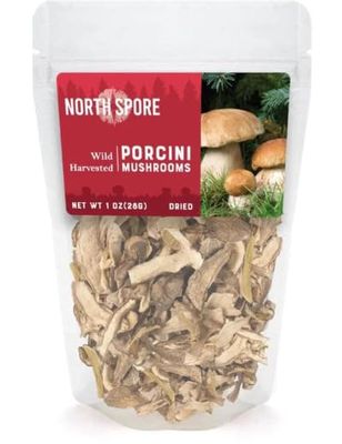 North Spore Wild Dried Porcini Mushrooms