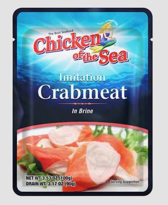 Chicken of the Sea Imitation Crab Meat, 3.53-Ounce Pouch (Pack of 12)