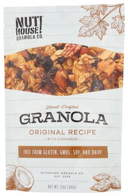 NUTHOUSE GRANOLA Original Recipe Granola, 12 OZ