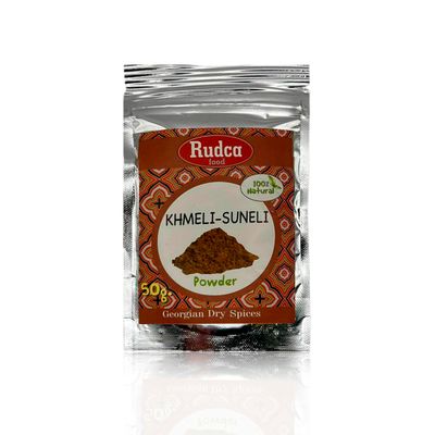 Rudca Food Khmeli Suneli, Spices, Georgian Dry Spice, Herbal Seasoning, Natural Organik, Delicious Spice from Georgia, New Seasoning, 50 gm.