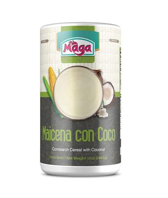 MAICENA con COCO (Cornstarch Cereal with Coconut) by Maga Foods Puerto Rico - 12 oz (Count of 2)
