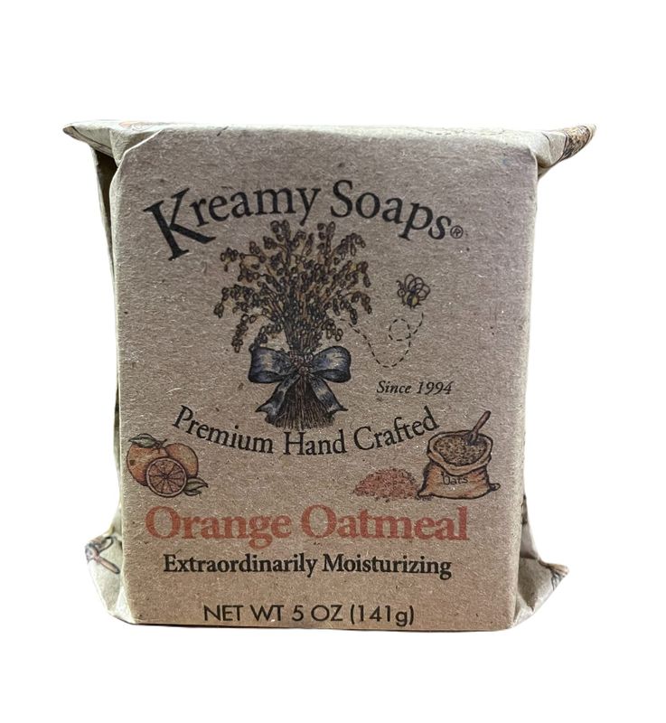 Kreamy Soaps Premium Hand Crafted Orange Oatmeal