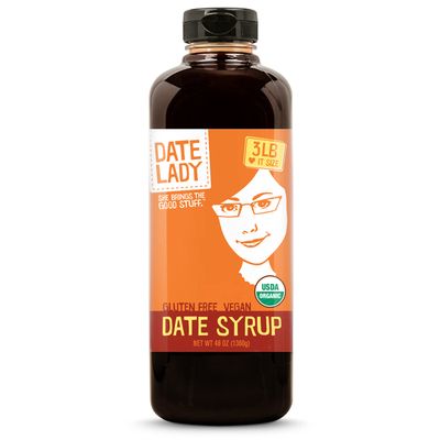 Date Lady Date Syrup 3 lb Squeeze Bottle | 1 ingredient: 100% Organic Dates. Vegan, Paleo, Gluten-free &amp; Kosher | Also Known As Silan, Date Honey and Date Nectar | Sugar Substitute