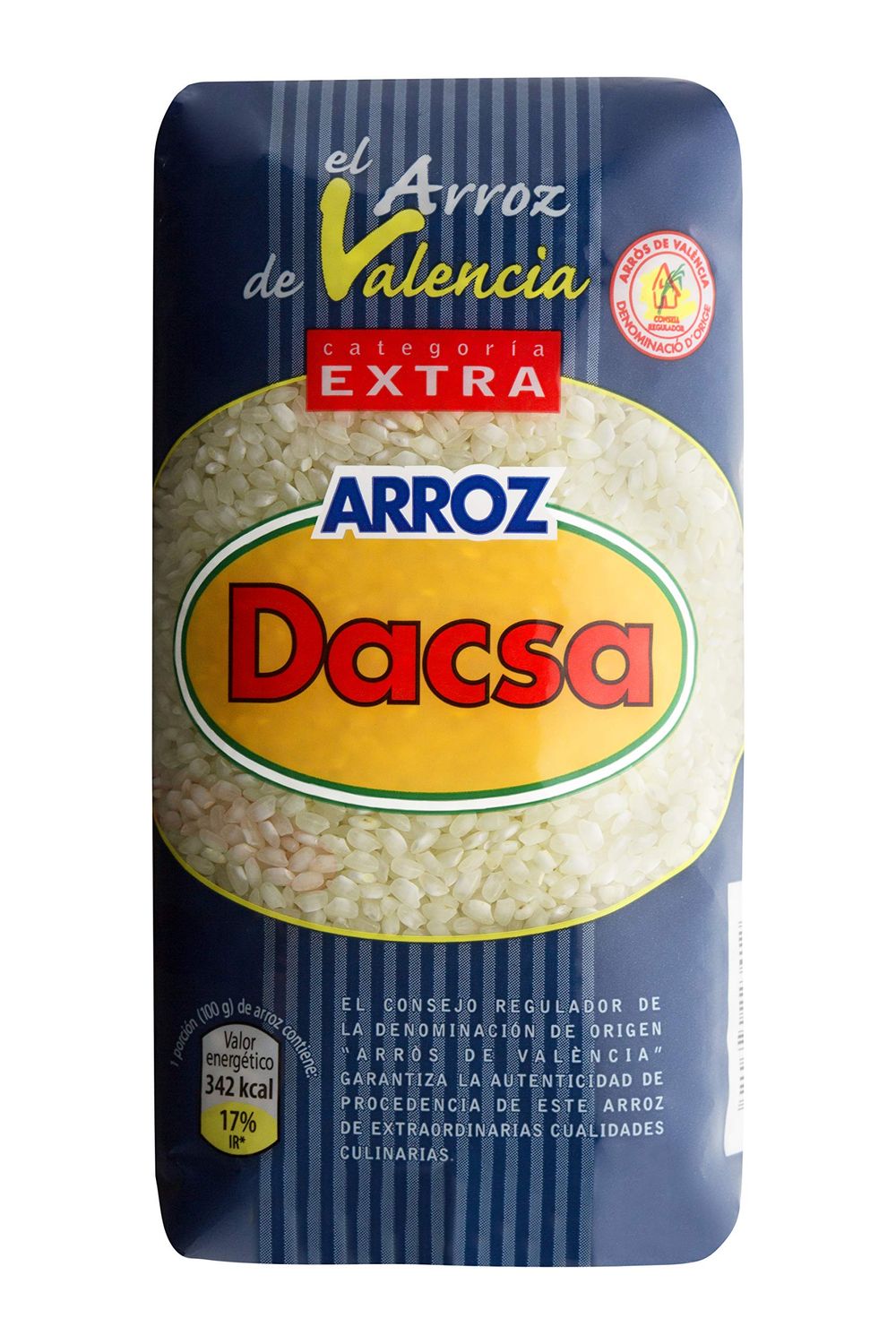 Dacsa Round Rice for Paella Extra 1Kg (Valencia, Pack of 1)