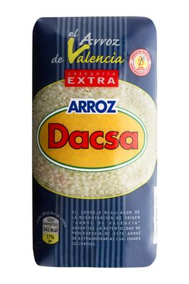 Dacsa Round Rice for Paella Extra 1Kg (Valencia, Pack of 1)