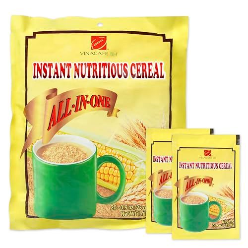 Vinacafe Instant Cereal Mix, 20 Sachets (14.11 Ounce)