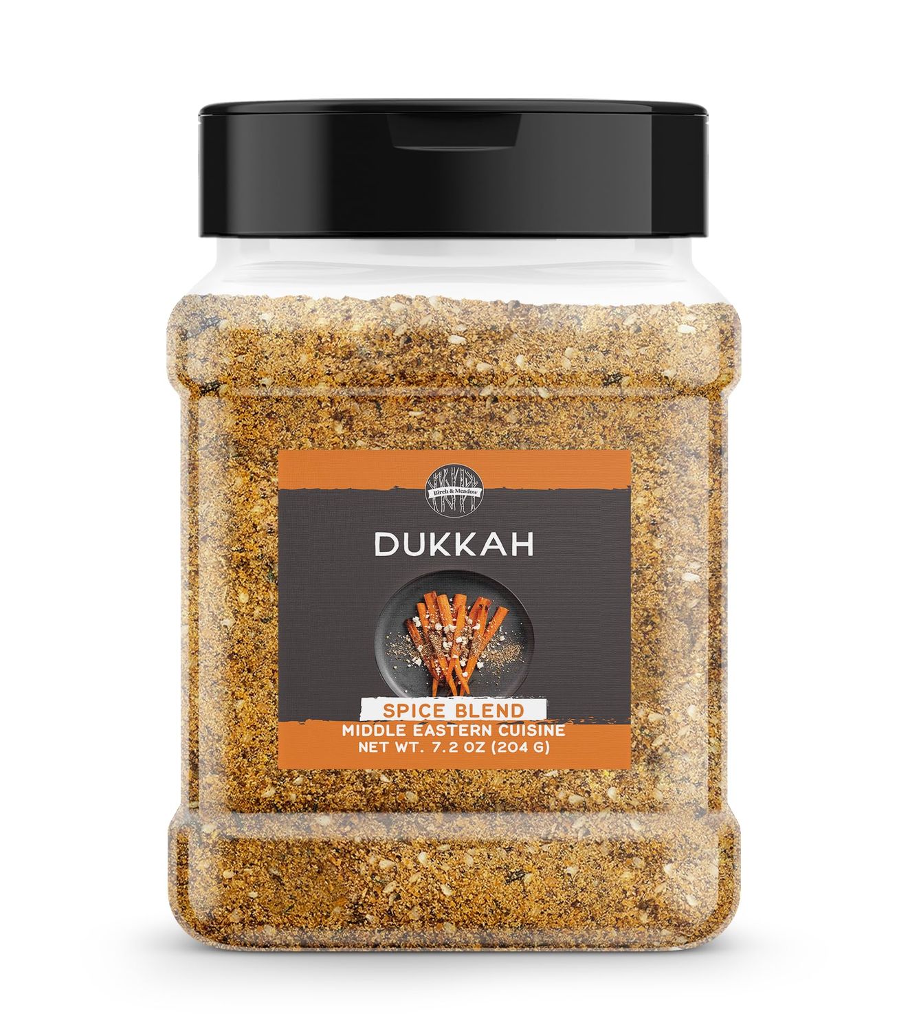 Birch &amp; Meadow Dukkah, 7.2 Oz, Spice Blend, Middle Eastern Cuisine